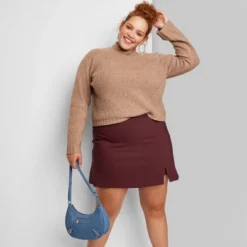 Women's High-Rise Bodycon Mini Skort - Wild Fable™ -Wild Fable Store GUEST 9a4ea5ee e662 4bad 86a1 c887d7ff7693