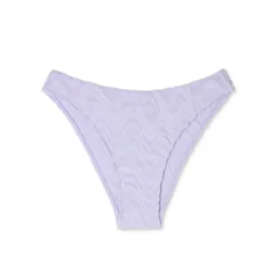 Women's Wavy Terry Textured Mid-Waist Ultra High Leg Cheeky Bikini Bottom - Wild Fable™ Lilac Purple -Wild Fable Store GUEST 9b50d98f ddf7 46ef 9151 af1ea844fa40