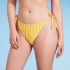 Women's Side-Tie Ultra High Leg Adjustable Coverage Bikini Bottom - Wild Fable™ Yellow 12 Women's Side-Tie Ultra High Leg Adjustable Coverage Bikini Bottom - Wild Fable™ Yellow -Wild Fable Store GUEST 9f93be20 36fa 4a1d 8e8f ec05d2d6fa7c