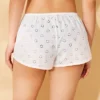 Women's Eyelet Low-Rise Cover Up Shorts - Wild Fable™ White
