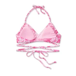 Women's Wrap Bralette Bikini Top - Wild Fable™ Pink Heart Print -Wild Fable Store GUEST a2c2e904 9866 4259 8013 f66a28f5d8de