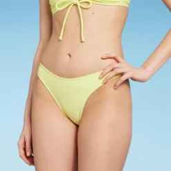 Women's High Leg Cheeky Bikini Bottom - Wild Fable™ Light Yellow 14 Women's High Leg Cheeky Bikini Bottom - Wild Fable™ Light Yellow -Wild Fable Store GUEST a2c99d9a 4aa1 45df abd7 63ac01000aa1