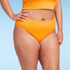 Women's Ribbed Scoop Front High Leg Cheeky Bikini Bottom - Wild Fable™ -Wild Fable Store GUEST a3ca8042 c0da 4c10 be99 6bf091b4f831