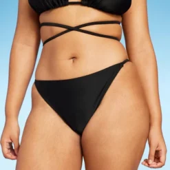 Women's Side Tab Extra Cheeky High Leg Bikini Bottom - Wild Fable™ Black -Wild Fable Store GUEST a4dd3ebc d3f5 474d a371 56fe61347a2a 1
