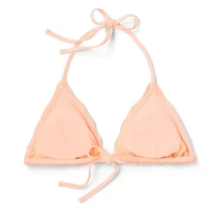 Women's Crochet Triangle Bikini Top - Wild Fable™ Peach -Wild Fable Store GUEST a65d7751 e5b8 4c60 a7f3 0cedee722e0a