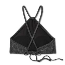 Women's High Next Halter Bralette Bikini Top - Wild Fable™ Black Lurex -Wild Fable Store GUEST ac245152 e46b 4fdd 9575 830dad9109e4