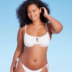 Women's Shirred Underwire Bikini Top - Wild Fable™ -Wild Fable Store GUEST afd0fd1c 9a48 402d 8784 5d72a4593689