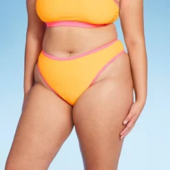 Women's Colorblock Ultra High Leg Extra Cheeky Bikini Bottom - Wild Fable™ Orange/Pink 15 Women's Colorblock Ultra High Leg Extra Cheeky Bikini Bottom - Wild Fable™ Orange/Pink -Wild Fable Store GUEST b160bda9 90c9 49e3 a957 68ca96e2ba74