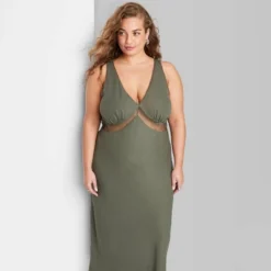 Women's Lace Detail Slip Midi Dress - Wild Fable™ -Wild Fable Store GUEST b3651f3d 96ef 4ab7 b9a2 3bdcef7beb46