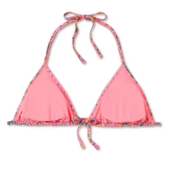 Women's Crochet Trim Triangle Bikini Top - Wild Fable™ Pink Floral Print 12 Women's Crochet Trim Triangle Bikini Top - Wild Fable™ Pink Floral Print -Wild Fable Store GUEST b3e0f764 9482 48be baf1 ef039b58c8f7