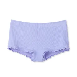 Women's Ruffle Detail Ribbed Cheeky Boyshorts Bikini Bottom - Wild Fable™ Purple -Wild Fable Store GUEST b40a597e 8730 48b3 ba18 b428c835c366