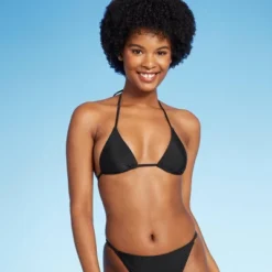 Women's Low Coverage Mini Triangle Bikini Top - Wild Fable™ Black -Wild Fable Store GUEST ba8c8342 43c6 4d62 a7f6 43b9cf226804