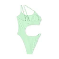 Women's One Shoulder Cut Out One Piece Swimsuit - Wild Fable™ Light Green -Wild Fable Store GUEST badda697 47bc 4521 bc2a be487ee3d377