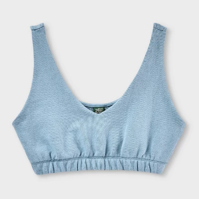 Women's French Terry Slim Fit Deep V-Neck Tank Top - Wild Fable™ 3 Women's French Terry Slim Fit Deep V-Neck Tank Top - Wild Fable™ - Image 3