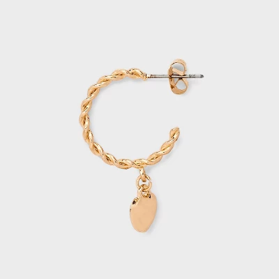 Flower Bow And Heart Earring Set 30pc - Wild Fable™ Gold 2 Flower Bow And Heart Earring Set 30pc - Wild Fable™ Gold - Image 2