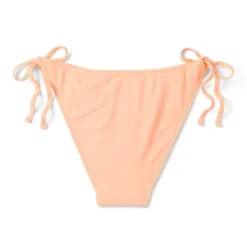 Women's Flower Chain Detail Side-Tie Scoop Cheeky High Leg Bikini Bottom - Wild Fable™ Peach -Wild Fable Store GUEST c05d0721 0910 4d11 83c2 adccaecea4ca