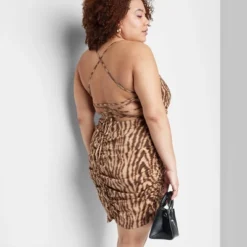 Women's Lace-Up Back Satin Mini Bodycon Dress - Wild Fable™ -Wild Fable Store GUEST c08c3923 49ef 4ef9 81c4 7540aec24663