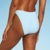 Women's Mid-Waist Extra High Leg Cheeky Bikini Bottom - Wild Fable™