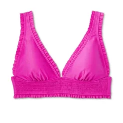 Women's Smocked Detail Longline Bikini Top - Wild Fable™ Purple -Wild Fable Store GUEST c419b826 f91b 4384 ae1b 1244ec614f5f