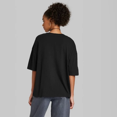 Women's Short Sleeve Relaxed Fit V-Neck T-Shirt - Wild Fable™ 2 Women's Short Sleeve Relaxed Fit V-Neck T-Shirt - Wild Fable™ - Image 2