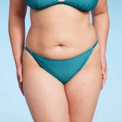 Women's Crochet Overlay Extra Cheeky Bikini Bottom - Wild Fable™ Green -Wild Fable Store GUEST caf16eaa 990d 4e95 aee9 e546a644abbc