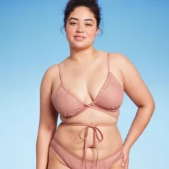 Women's Strappy Underwire Bikini Top - Wild Fable™ Brown Lurex -Wild Fable Store GUEST d2cb8b92 98d8 465e b487 2e95cefc0680