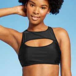 Women's Cut Out High Neck Bikini Top - Wild Fable™ -Wild Fable Store GUEST d7ddf542 29f4 41e8 8652 fa1226da0bb1