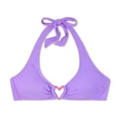 Women's Heart Detail Bralette Bikini Top - Wild Fable™ Purple 12 Women's Heart Detail Bralette Bikini Top - Wild Fable™ Purple -Wild Fable Store GUEST d803101e 7d80 4f76 9375 548b3ec068f8