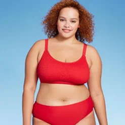 Women's Smocked Bralette Bikini Top - Wild Fable™ -Wild Fable Store GUEST d9e4f99f 9a40 4036 b93c 470de485b045