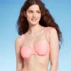 Women's Cut Out Underwire Bikini Top - Wild Fable™ Pink
