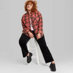 Women's Oversized Button-Down Flannel Shirt - Wild Fable™ Plaid 15 Women's Oversized Button-Down Flannel Shirt - Wild Fable™ Plaid -Wild Fable Store GUEST de06bc66 8b20 48d2 8837 4185e5f7d51a