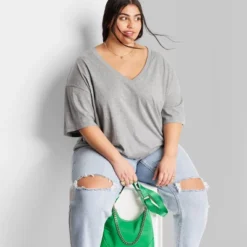 Women's Short Sleeve Relaxed Fit V-Neck T-Shirt - Wild Fable™ 9 Women's Short Sleeve Relaxed Fit V-Neck T-Shirt - Wild Fable™ -Wild Fable Store GUEST de2f8a46 b446 4432 bdf2 c15fe5d5e799