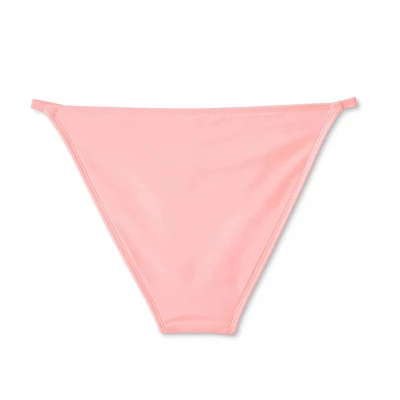 Women's Side Tab Cheeky Bikini Bottom - Wild Fable™ Pink 6 Women's Side Tab Cheeky Bikini Bottom - Wild Fable™ Pink - Image 6