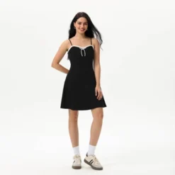 Women's Bow Ruffle Mini Dress - Wild Fable™ Black -Wild Fable Store GUEST e0c64c88 a4cb 465b 91e6 d65714b7471e