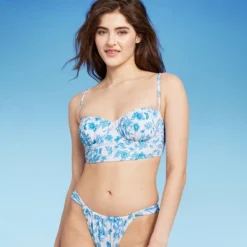 Women's Corset Longline Bikini Top - Wild Fable™ Cream -Wild Fable Store GUEST e695daa3 eab4 4b05 a31b e8980e90c00e