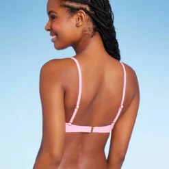 Women's Twist-Front Bralette Bikini Top - Wild Fable™