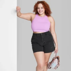 Women's High-Rise Cutoff Midi Jean Shorts - Wild Fable™ -Wild Fable Store GUEST ef5bbcef 4ee0 45fd 9955 e4b52cbd795f