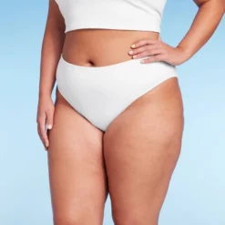 Women's Ribbed Scoop Front High Leg Cheeky Bikini Bottom - Wild Fable™ -Wild Fable Store GUEST f20e05ee b008 43bd 8eb0 368dc6bd344f