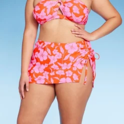 Women's Cinch Side Skirt Cover Up - Wild Fable™ Orange/Pink Tropical Print 11 Women's Cinch Side Skirt Cover Up - Wild Fable™ Orange/Pink Tropical Print -Wild Fable Store GUEST f465aafc dd5d 468a a3c1 9c4b5ba2b81c