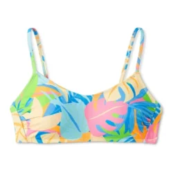 Women's Scoop Neck Bralette Bikini Top - Wild Fable™ Multi Tropical Print -Wild Fable Store GUEST f4f1abd4 c56b 406d 8a17 c47969a25516