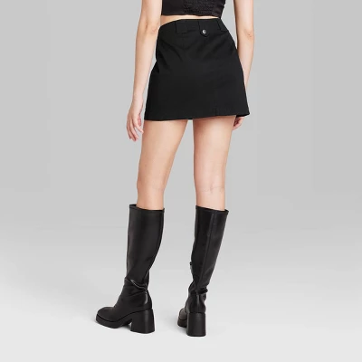 Women's Cargo Utility A-Line Mini Skirt - Wild Fable™ 2 Women's Cargo Utility A-Line Mini Skirt - Wild Fable™ - Image 2
