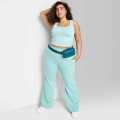 Women's High-Rise Wide Leg French Terry Sweatpants - Wild Fable™ -Wild Fable Store GUEST f7871b1a 5c5d 49ec 9cae 5eace60b9045
