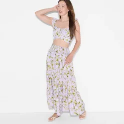 Women's Flutter Short Sleeve Scoopneck Micro Top - Wild Fable™ Mauve -Wild Fable Store GUEST f8454782 e36b 42b2 8f67 3261d1ea27df