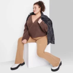 Women's Chunky Knit Wrap Sweater - Wild Fable™ -Wild Fable Store GUEST faf08ce0 782d 4325 9919 1704d8e6ab53