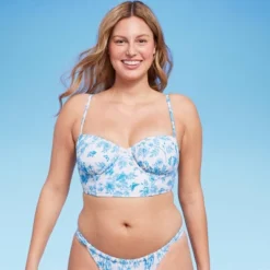 Women's Corset Longline Bikini Top - Wild Fable™ Cream -Wild Fable Store GUEST fc3fb723 99f7 4e50 bae2 2bb36ca8e85b