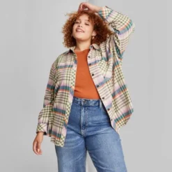 Women's Oversized Button-Down Flannel Shirt - Wild Fable™ Plaid 13 Women's Oversized Button-Down Flannel Shirt - Wild Fable™ Plaid -Wild Fable Store GUEST fe98b6ae 1954 4974 a405 cee663c19945