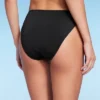 Women's Ribbed Scoop Front High Leg Cheeky Bikini Bottom - Wild Fable™